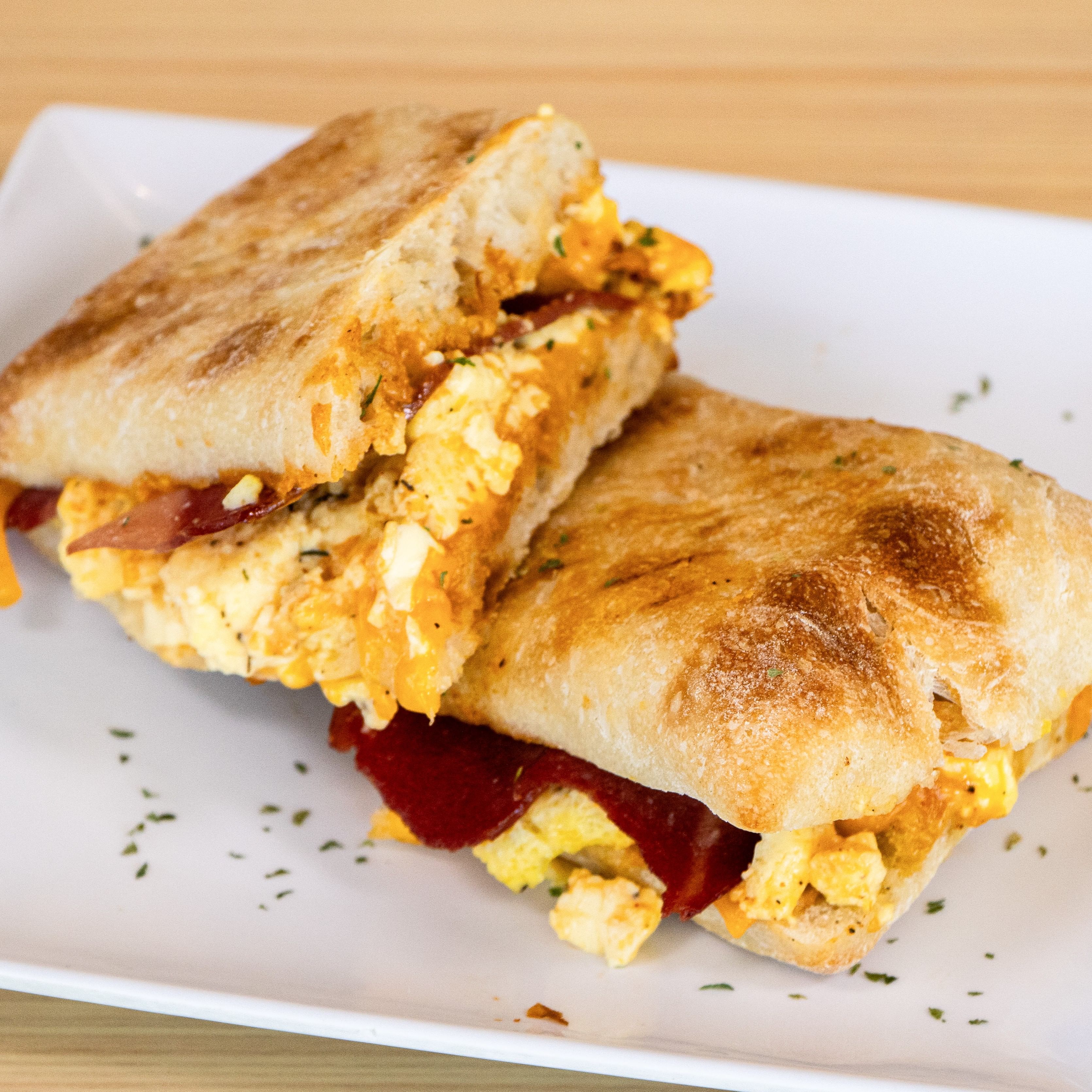 Breakfast Sandwich Panini.