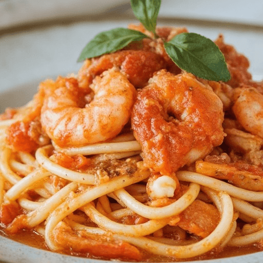 Spaghetti Fradiavola - Dinner.