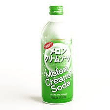 Japanese Melon Creamy Soda.
