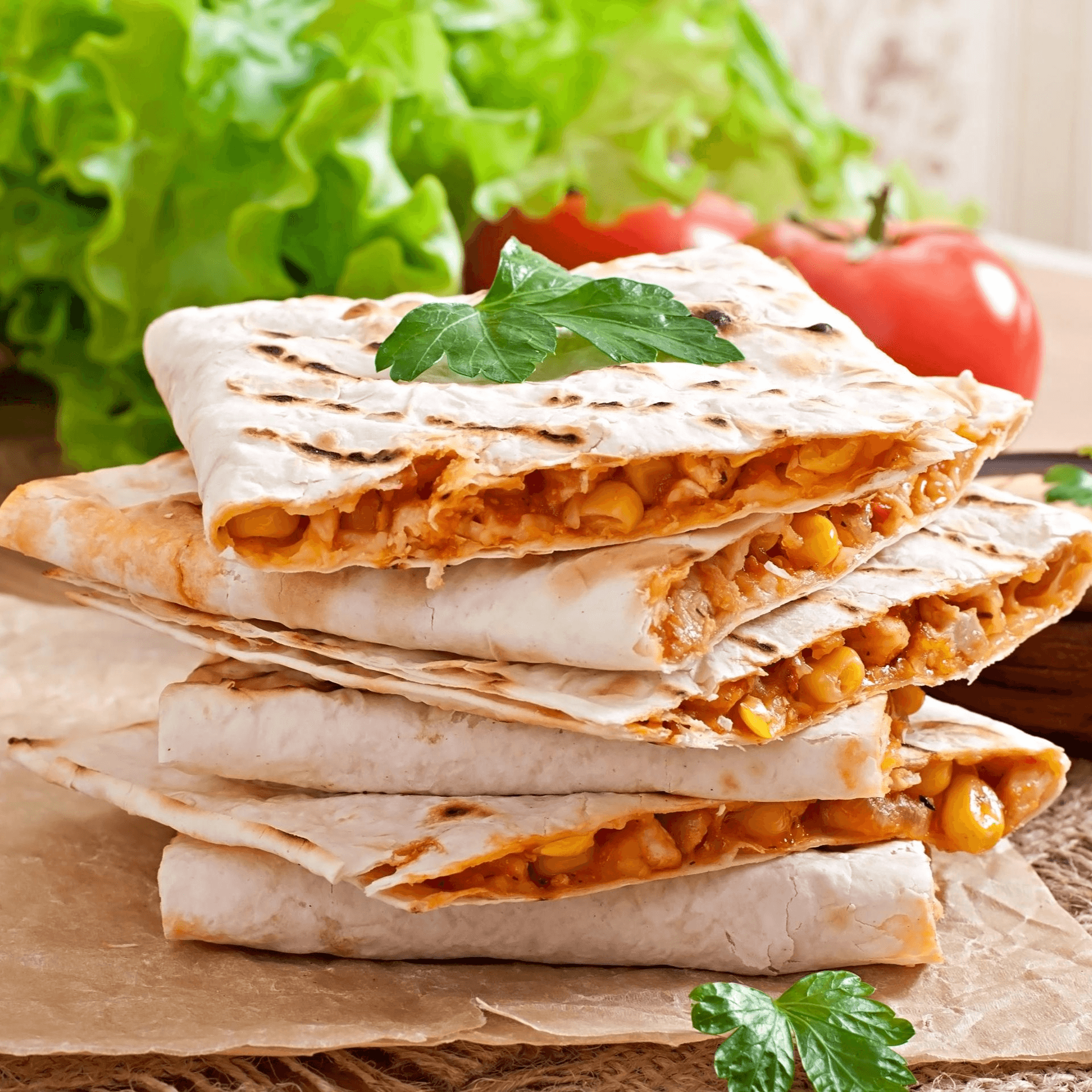 Buffalo Chicken Quesadilla.