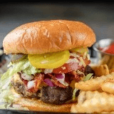 HAMBURGER W/FRIES COMBO.