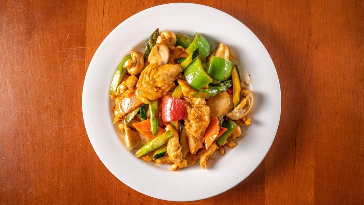 Thai Basil Chicken.