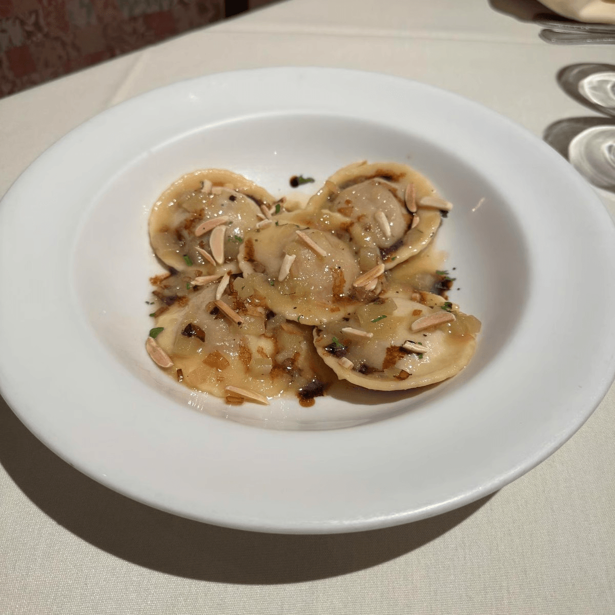 Pumpkin Ravioli Pasta.