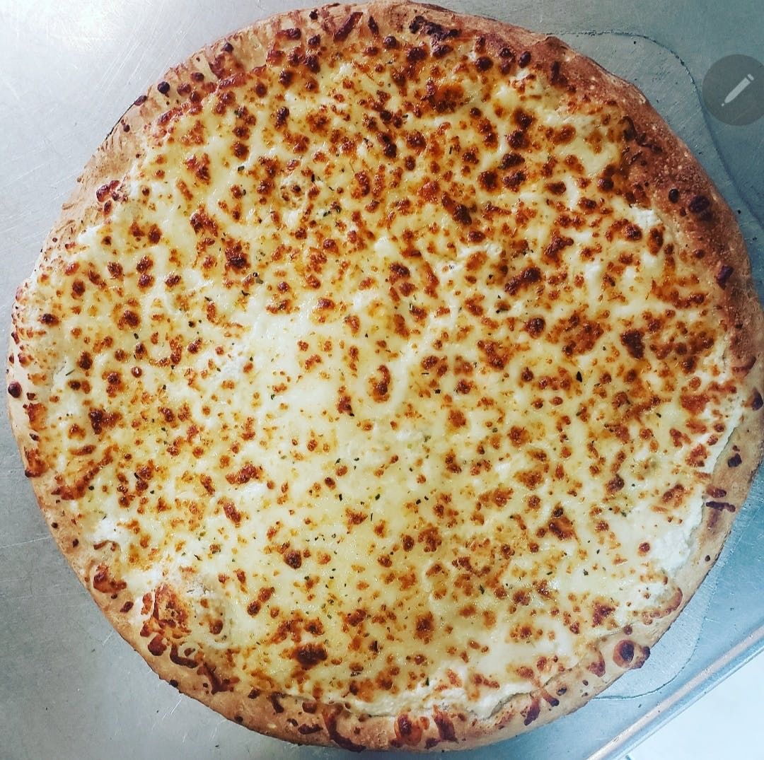 White pizza.