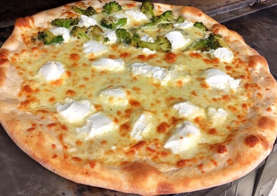 White pizza.