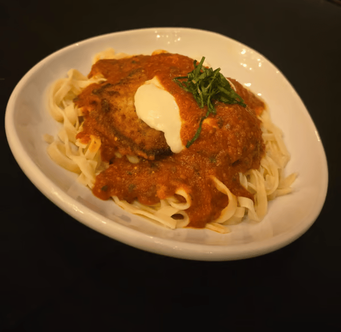 Pasta with Marinara Sauce.