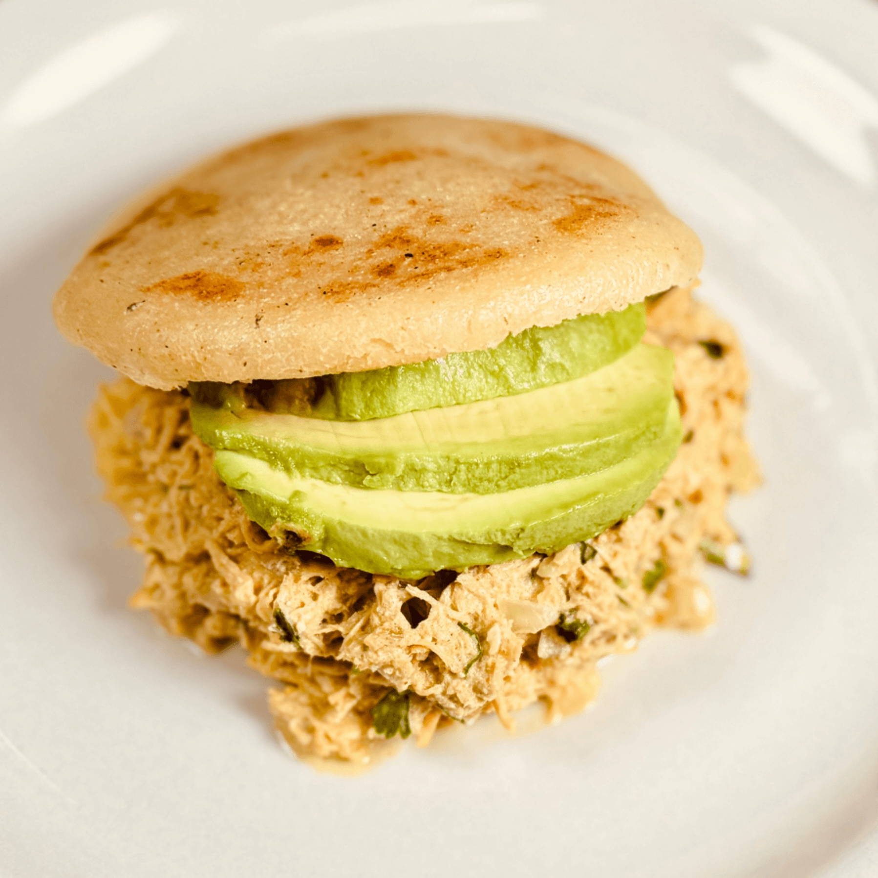 Happy Hour (Arepa Reina Pepiada Meal).