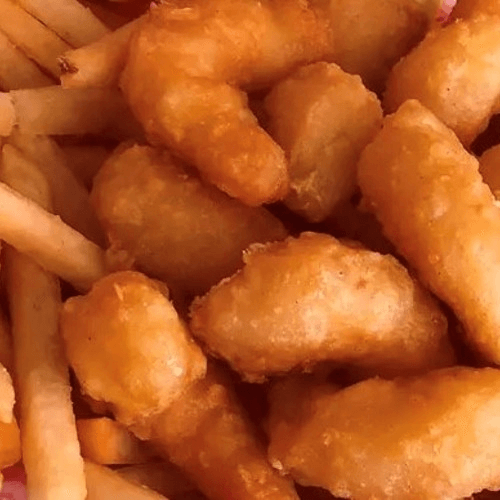 Fried Shrimp with Fries