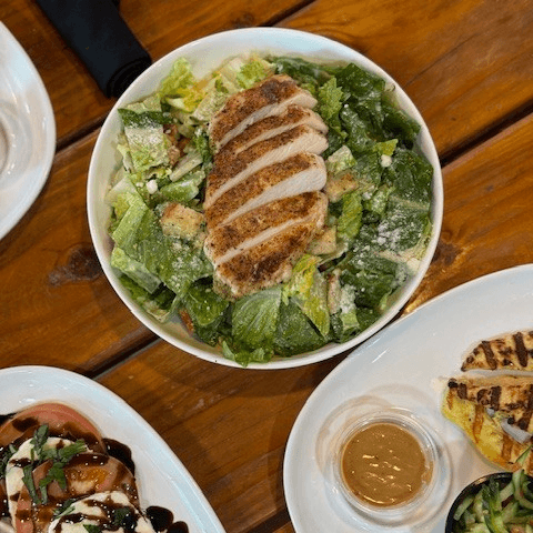 Chicken Caesar Salad.