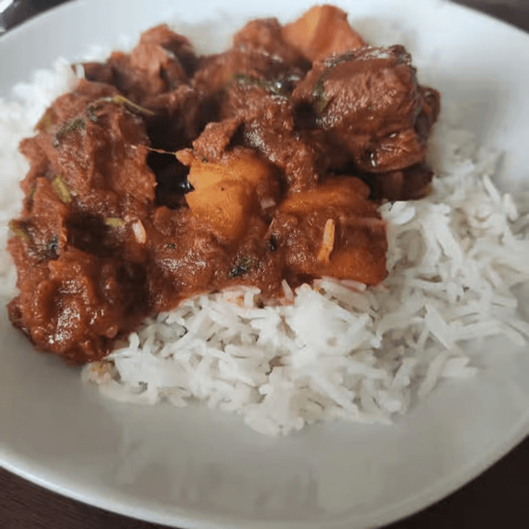 Lamb vindaloo.