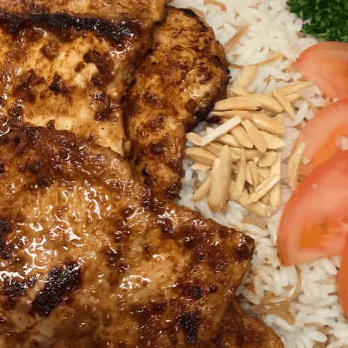 Chicken Seared Sajji.