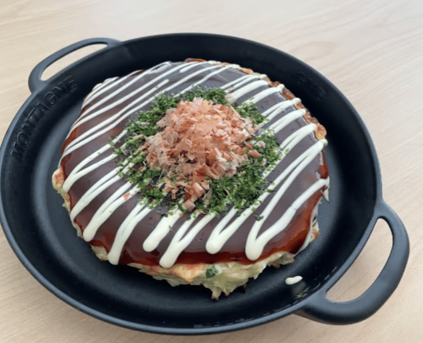 Okonomiyaki (Japanese Cake ).