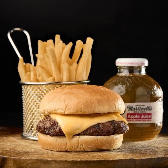 Baby Cheeseburger Kids Meal.