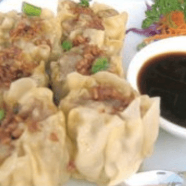 Steamed Veggie Dumplings.