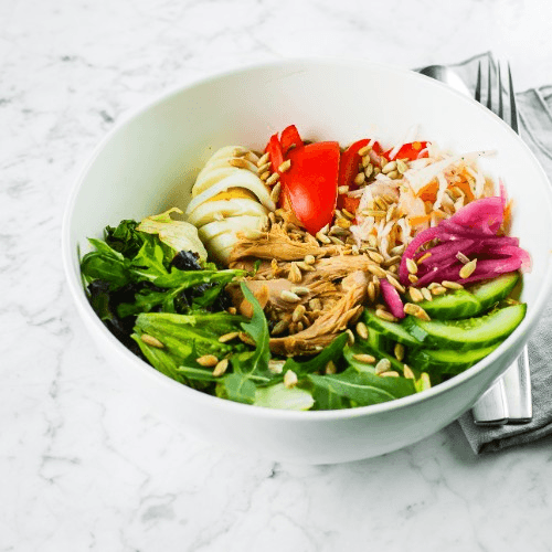 Garden with Tuna Salad.