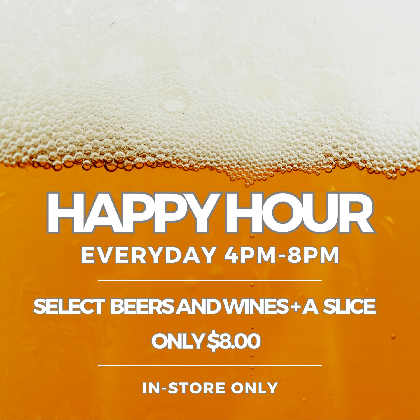 Happy Hour at zpizza 