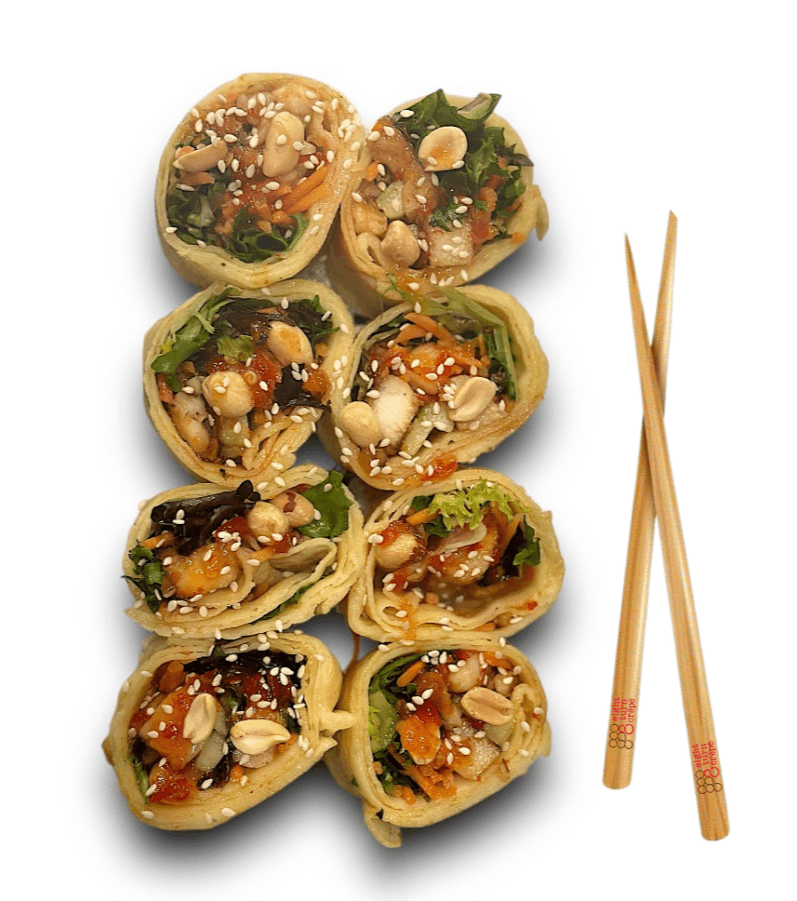 Savory Sushi Crepes.