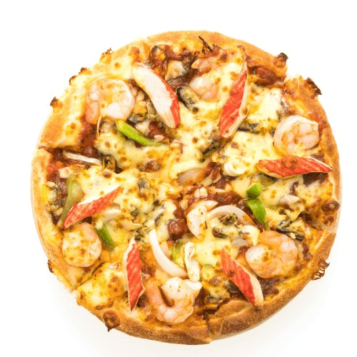 Seafood Pizza.