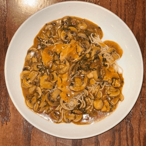 Chicken Marsala.