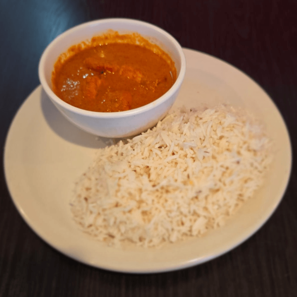 Chicken Masala & Basmati Rice.