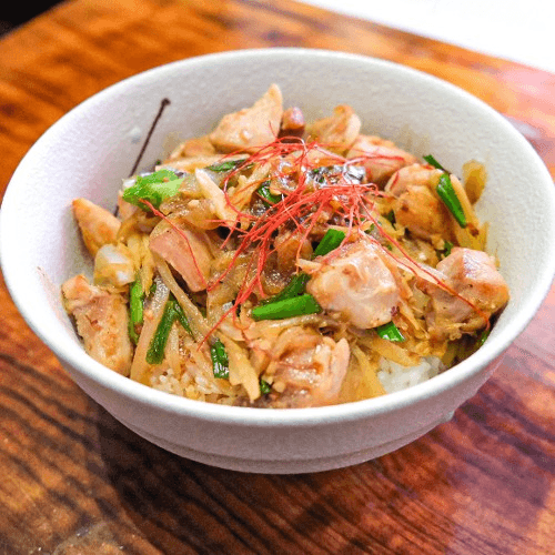 Ginger Chicken Rice Bowl