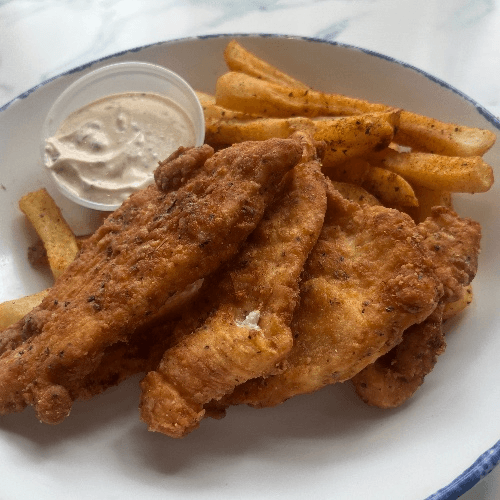 Kids Chicken Strips.