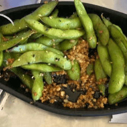 Garlic Edamame.
