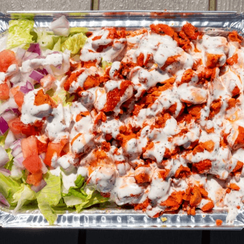 Combo Chicken Over Rice.