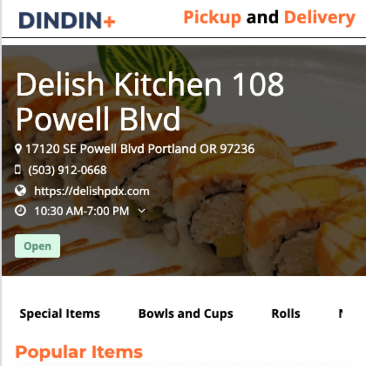 Try Our Interactive Phone Ordering!