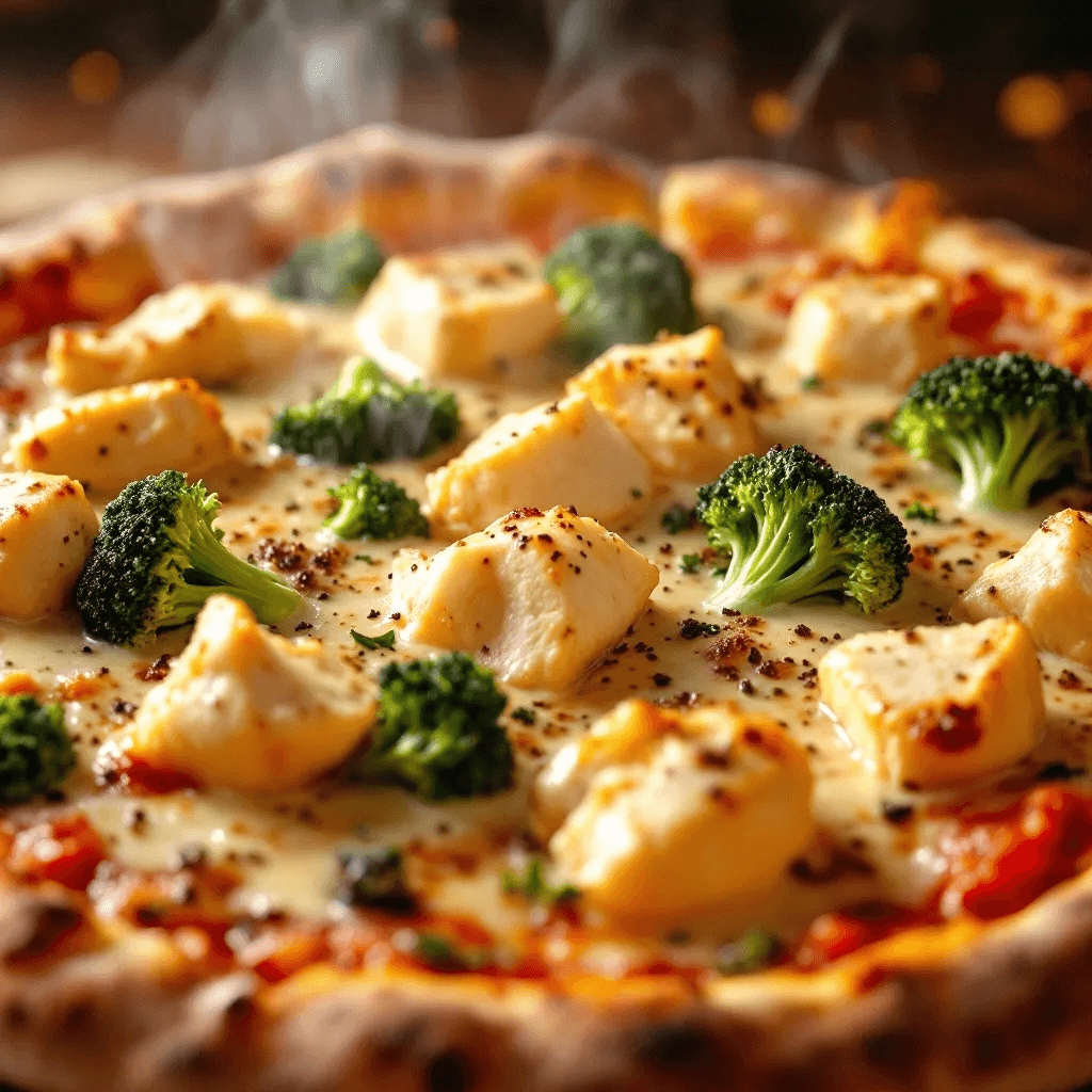 Alfredo Formaggi Pizza.