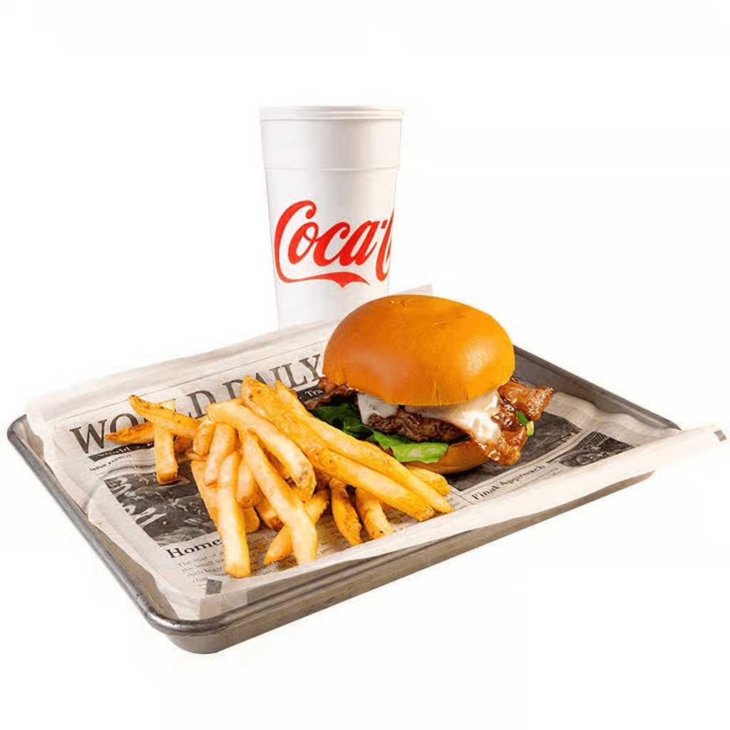 House Burger Platter.