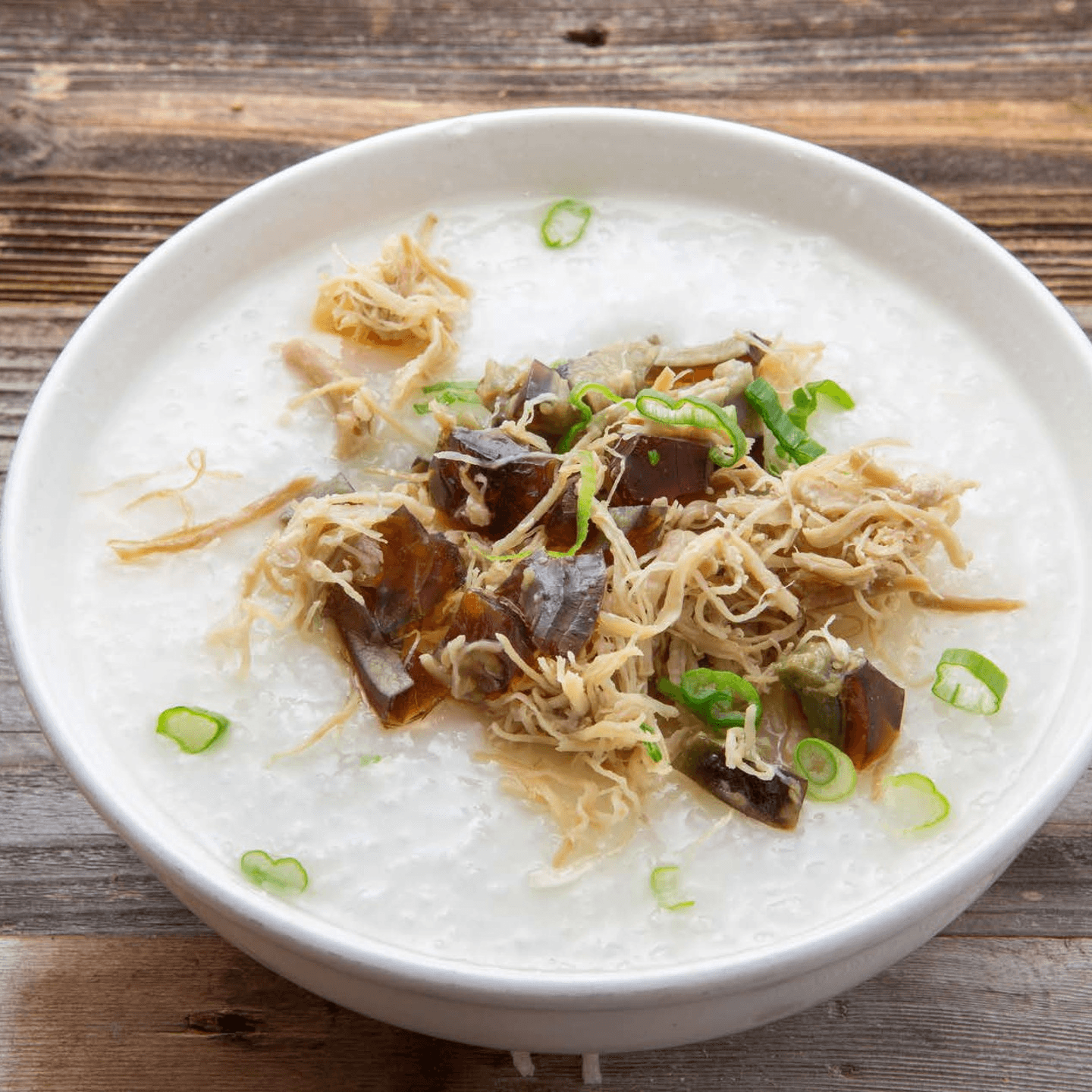 Pork and Preserved Egg Congee