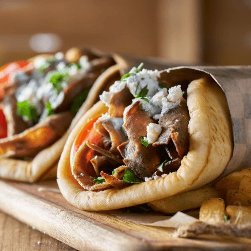 Gyro Sandwich on Pita DLX.