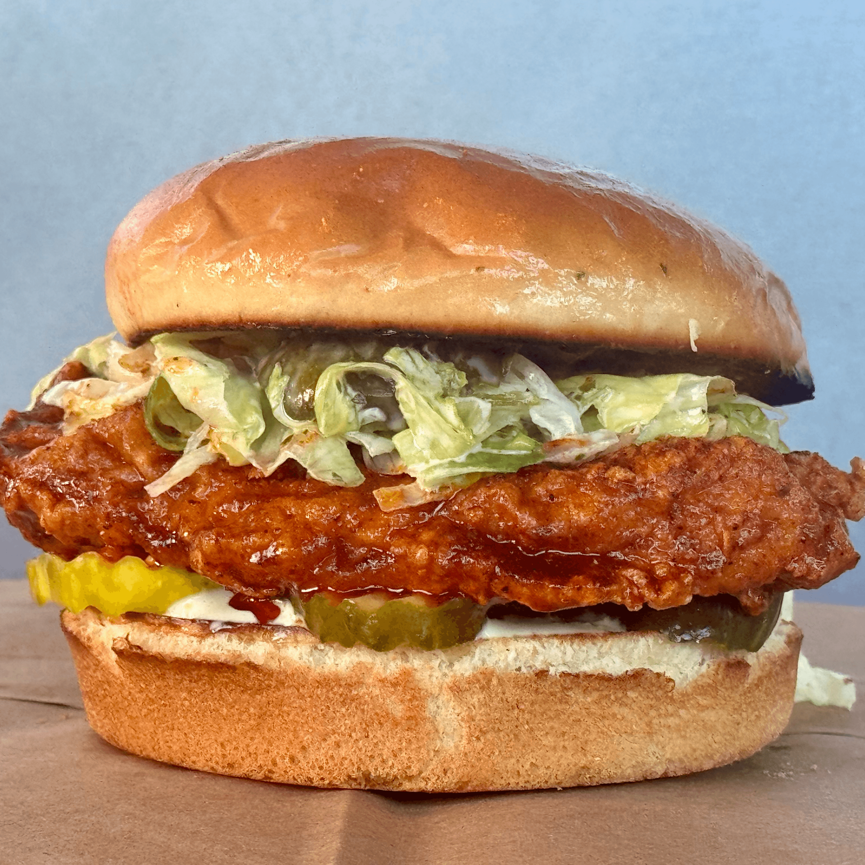 Lunch Combo Hot Chicken.