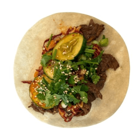 Bulgogi Beef Korean Fusion Taco.
