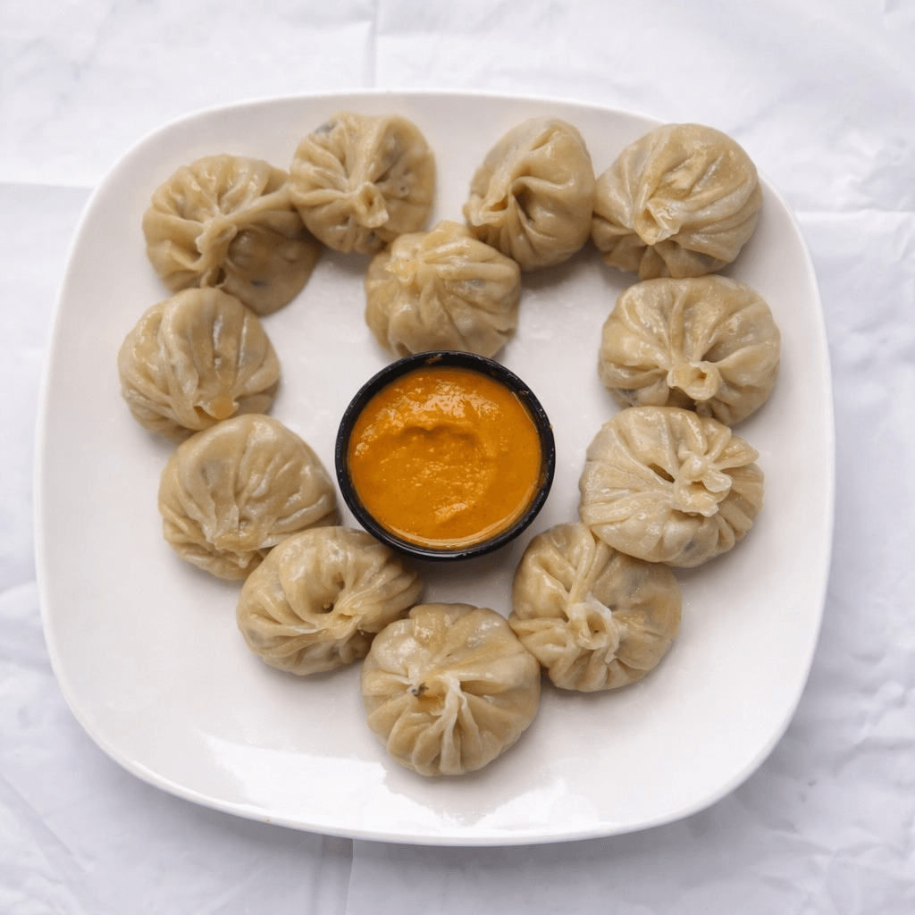 Steamed Veg Momo (6pc).
