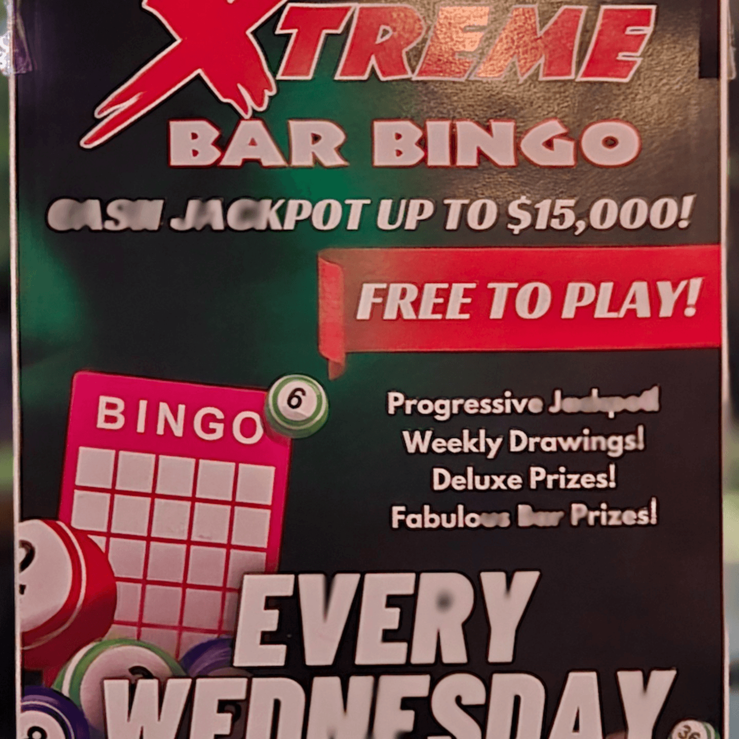 Xtreme Bar Bingo