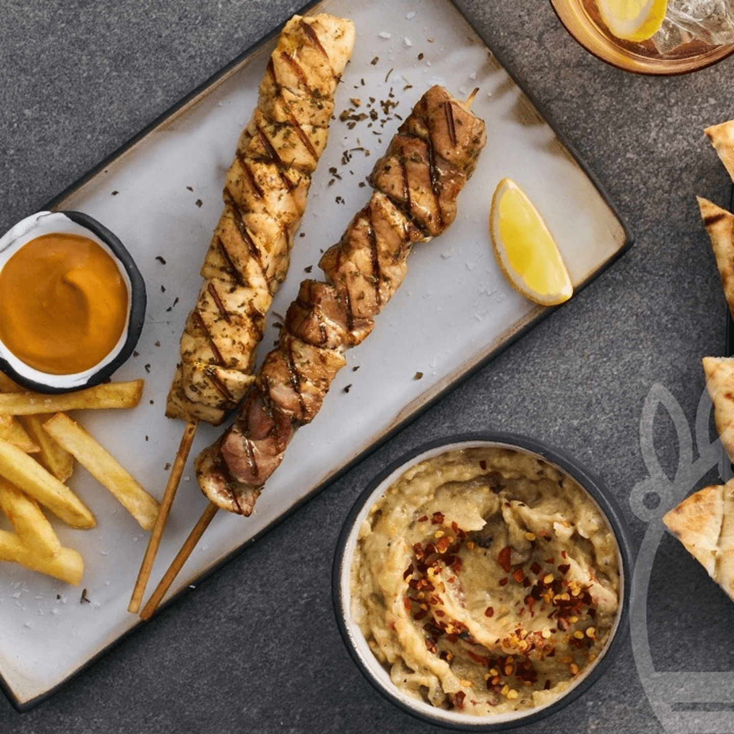  Chicken and Pork Souvlaki at Its Finest!