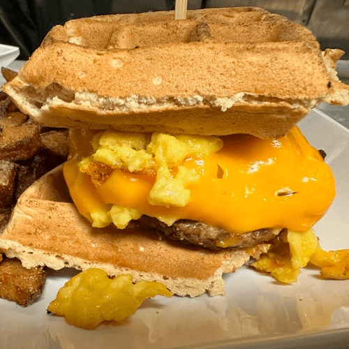 Waffle Slider Sandwich