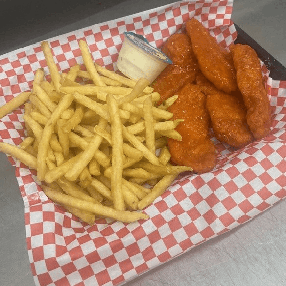 Fingers and Fries with Ranch.
