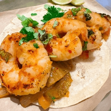 Shrimpin' Ain't Easy Taco.