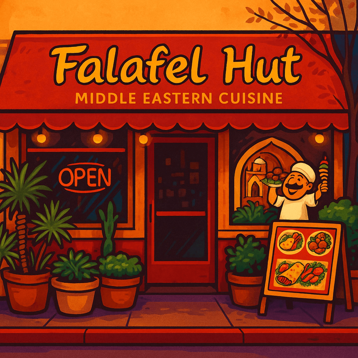 Welcome to Falafel Hut 🧆