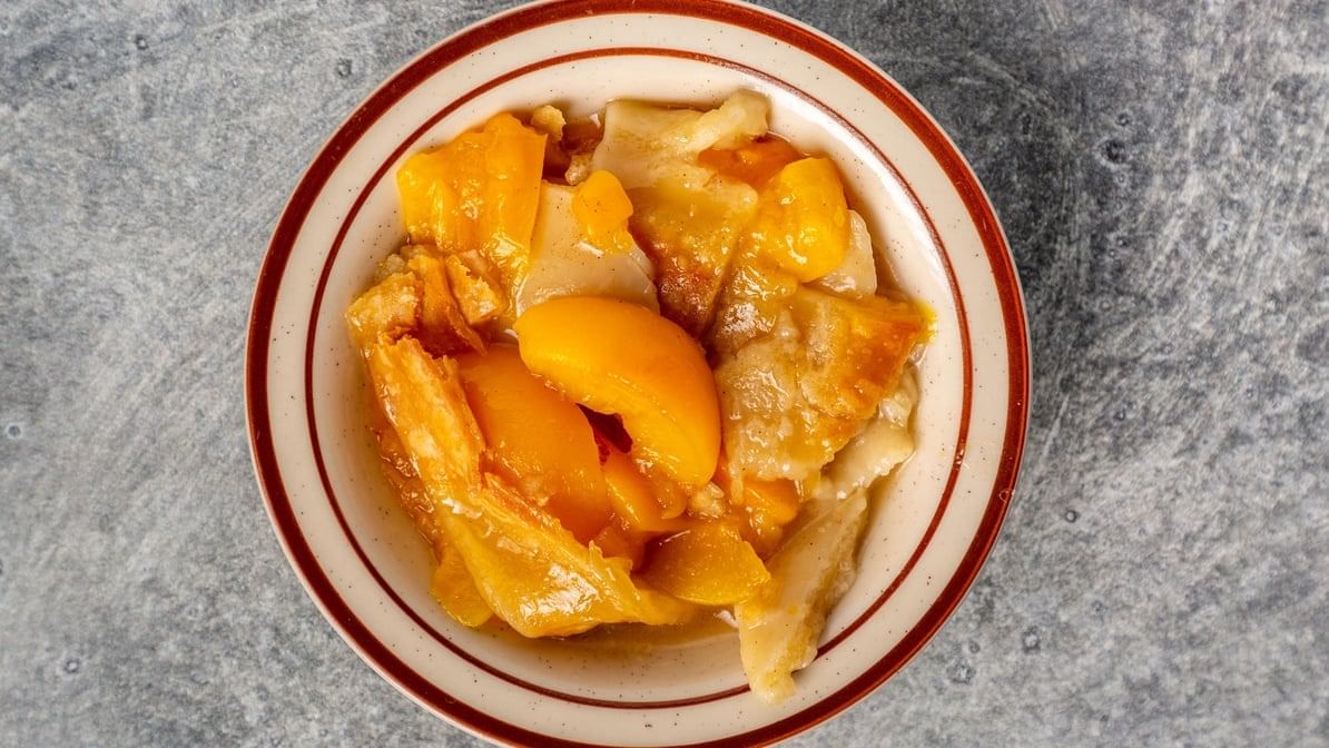 Peach Cobbler.