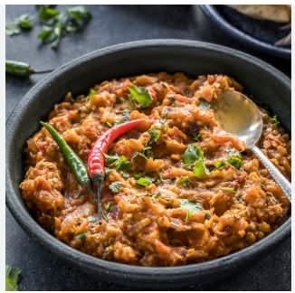 Baigan Bharta(vegan).