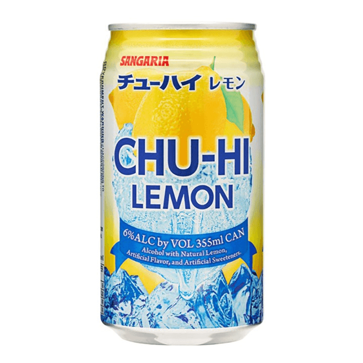 Sangaria Chu-Hi Lemon can レモン缶酎ハイ.