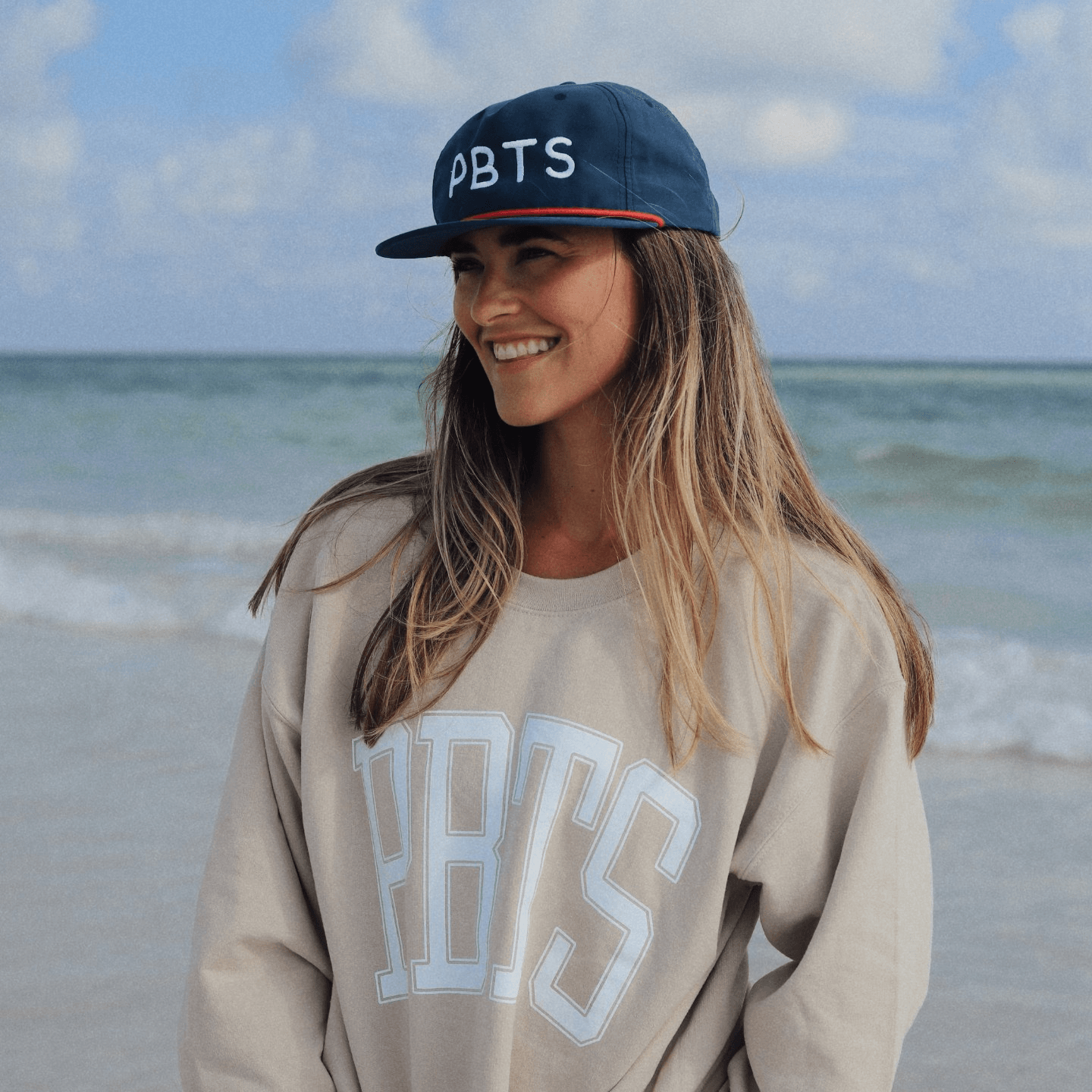PBTS Varsity Sweatshirt – Tan