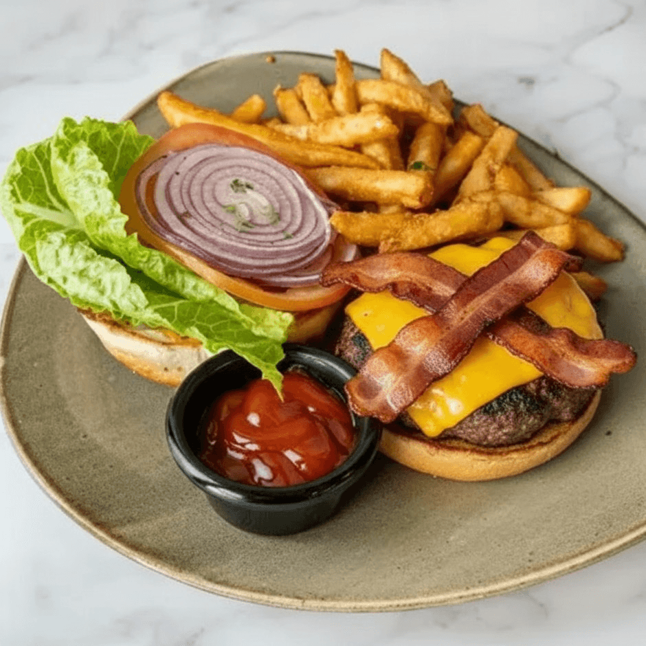 La Tazita Bacon Burger (6 Oz).