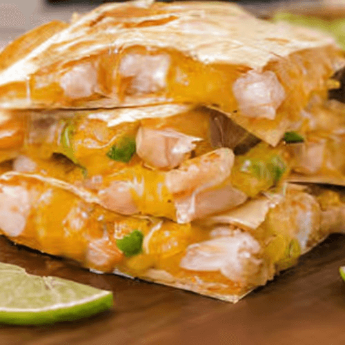 Shrimp Quesadilla.