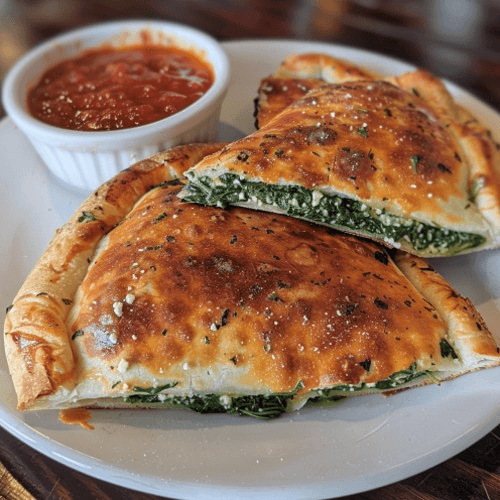 Spinach and Feta Calzone (Large)