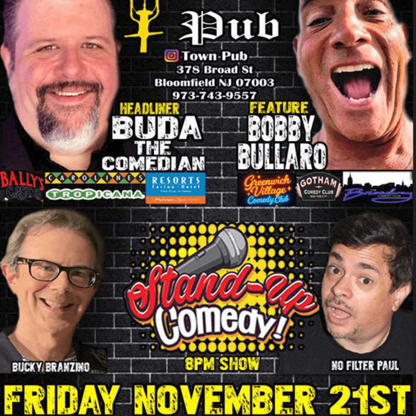 STANDUP LAUGHS @ TOWN PUB 